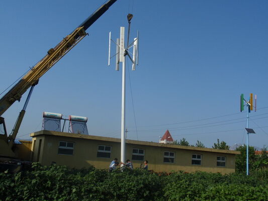 Quality Wind Turbine for Rooftop 1kW 48V low RPM Vertical Wind Generator factory