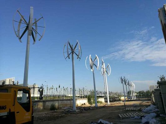 Quality 5kW Vertical Axis Wind Generator with Low rotor speed  Noise-Free and Electromagnetic Speed Regulation factory