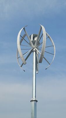 Calidad 20kW Vertical Axis Wind Turbine with Low Wind Speed Start (3.8m/s) and Quiet Operation Fábrica