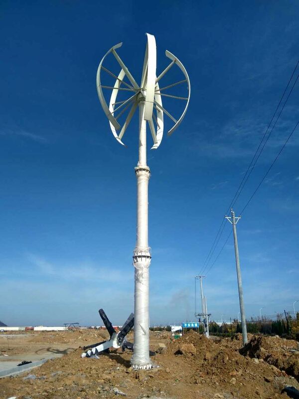 quality 10kw vertical axis wind turbine with low noise and low start up wind speed factory