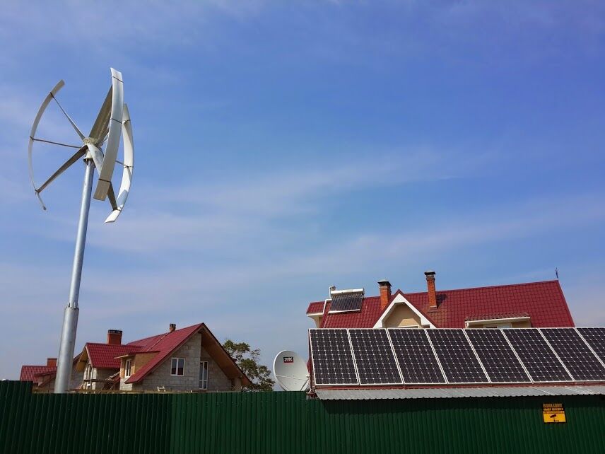 Quality Hybrid Wind Solar System 10kW Complete Kit – Vertical Axis Wind Turbine with Hybrid Controller factory