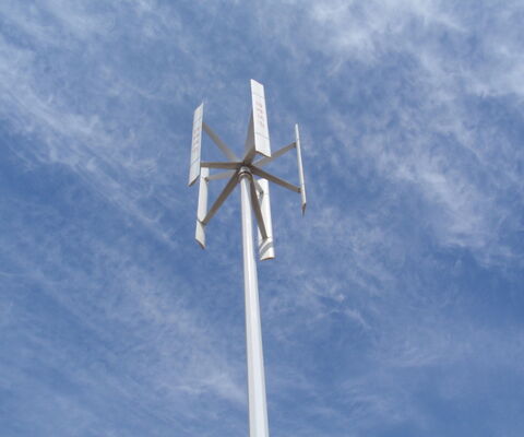 1kW VAWT Wind Turbine with Low Start-Up Wind Speed, Magnetic Suspension Structure, and Corrosion Resistant Design