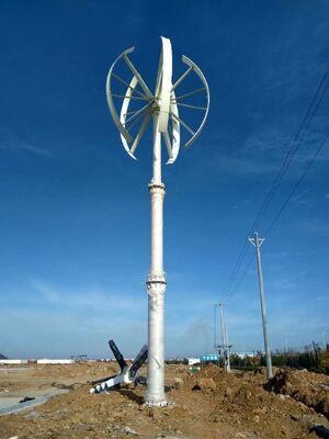 10kw vertical axis wind turbine with low noise and low start up wind speed