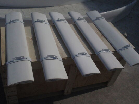 Aerodynamically Optimized Fiberglass FRP Blades for Vertical Axis Wind Turbines with 3kW Power Output