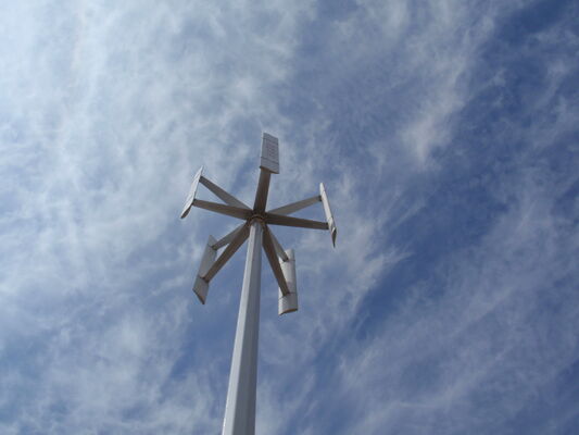 20kW Vertical Axis Wind Turbine Generator Kit with Low RPM Start Low Noise and High Efficiency for Residential Use